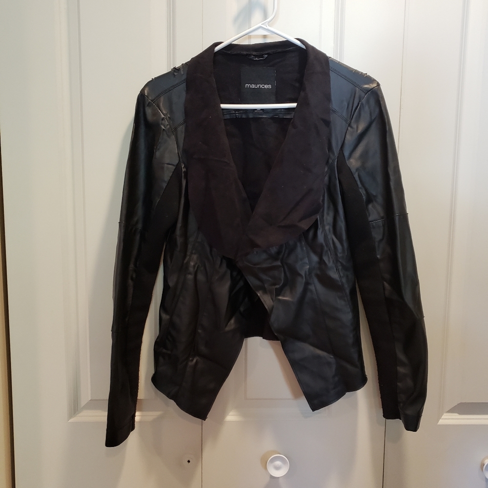 Maurices Faux Leather Jacket **Peeling...See Pics**